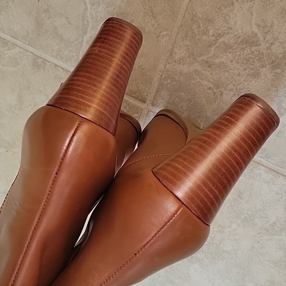 MICHAEL KORS FRENCHIE LEATHER BOOTIE SIZE 7 - Picture 9 of 12